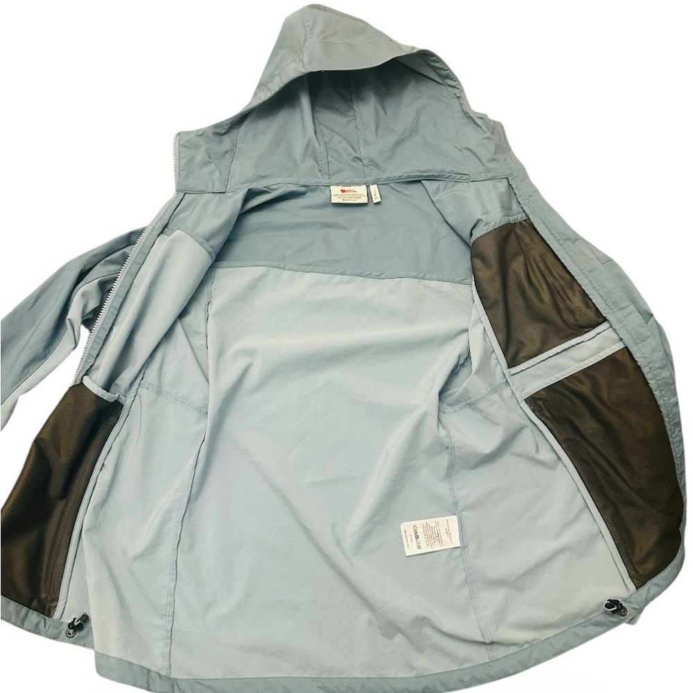 Fjallraven Women's Abisko Midsummer Jacket Light Blue Medium - Picture 6 of 12